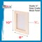 Unfinished Cradled Wood Panels for Painting, 5 Pack of 8x10 inch - Studio Birch Wooden Canvas Boards 3/4" Deep - Mixed-Media Craft, Acrylic, Oil, Encaustic, Paint Pouring Panel Board